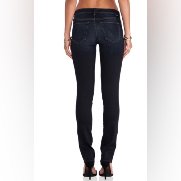 Mother “The Rascal” Mid Rise Straight Leg Jean in “Coffee, Tea or Me? Wash” - Picture 3 of 7